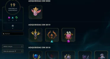 Conta LoL antiga 2013