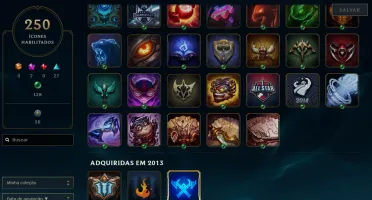 Conta LoL antiga 2013