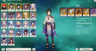 GENSHIN IMPACT AR53 XIAO, DILUC C1, VENTI, MONA, KEQING C2