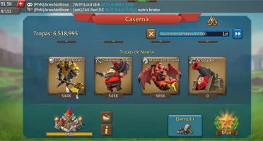 Conta lords Mobile 370m