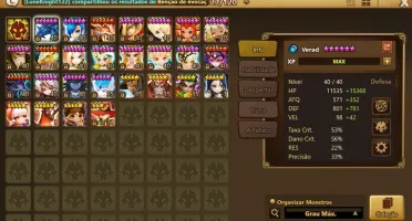 Conta *Starter* Summoners War - Asima