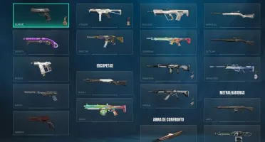 Conta valorant com várias skins