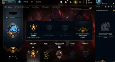 Conta de LoL Ouro 2