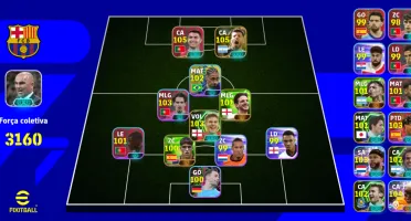 🚀 CONTA eFOOTBALL | FORÇA 3160 | CR7 105 + AGÜERO 105 (BLIT