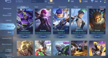 Conta braba Mobile legends