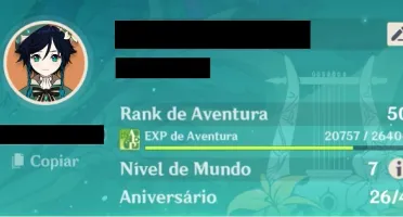 AR50 Main Venti + Keqing + Zhong + Childe