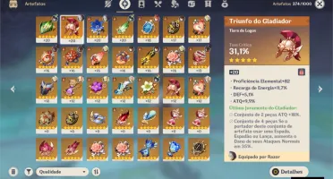 AR50 Main Venti + Keqing + Zhong + Childe