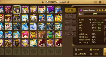Summoners War Global Starter Nephtys + Kaki - 04/09/2023