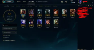 Conta Smurf Lv 30 - Unranked