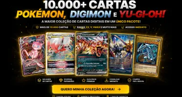 + de 10.000 Cartas Pokémon, Digimon e Yu-Gi-Oh!