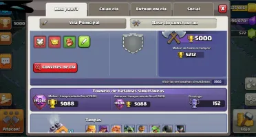 Clash of Clans CV 13 quase Full barato