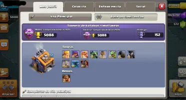 Clash of Clans CV 13 quase Full barato