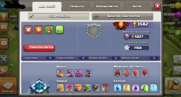 Clash of Clans CV 13 quase Full barato