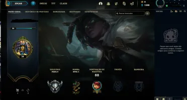 Conta lol prata 2 sem skins