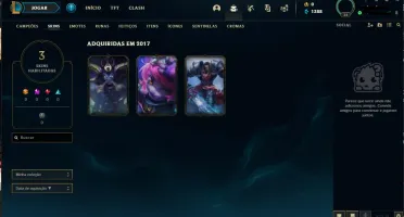 Conta lol prata 2 sem skins
