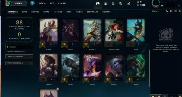 Conta lol prata 2 sem skins