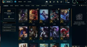 Conta lol prata 2 sem skins