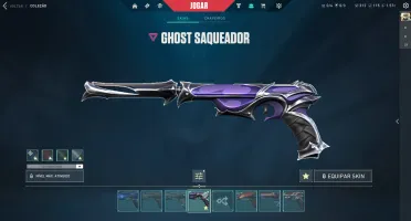 Conta Valorant Reaver EP 5 Pack + Vandal Araxys Reaver etc
