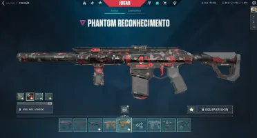 Conta Valorant Reaver EP 5 Pack + Vandal Araxys Reaver etc