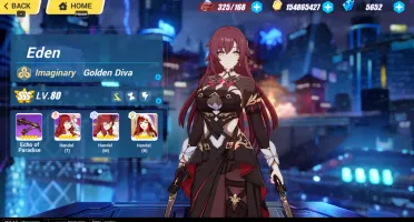 Conta End Game Honkai LV88