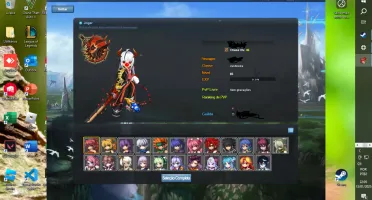Conta do Grand Chase Classic todos Personagens level 85
