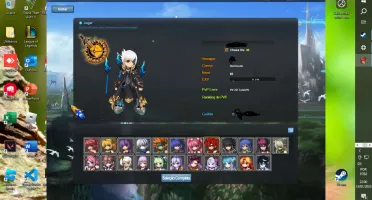 Conta do Grand Chase Classic todos Personagens level 85