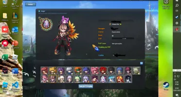 Conta do Grand Chase Classic todos Personagens level 85
