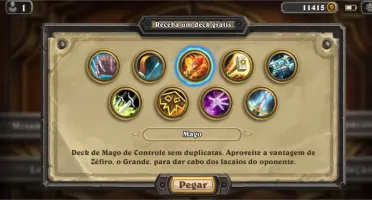 Conta Hearthstone para iniciantes com muitos pacotes