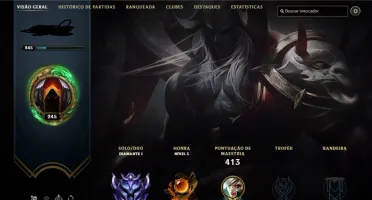 CONTA DE LOL EX DIAMANTE 1, 83 SKINS E 116 CHAMPS