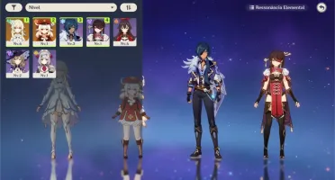 GENSHIN IMPACT AR7+KLEE+BEIDOU+ESPADÃO 5 EST