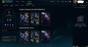 Conta Unranked - Honra 4. Skins Êpicas nos Espôlios