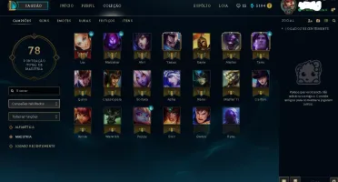 Conta Unranked - Honra 4. Skins Êpicas nos Espôlios