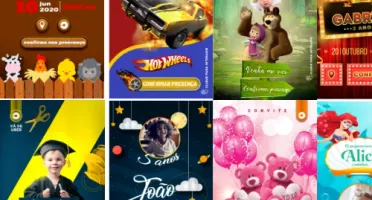 MEGA Pack + 1000 Convites festas infantis e eventos TOP