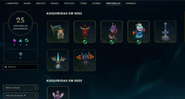 Conta LOL - League of Legends - Todos personagens + Skins