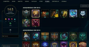 Conta LOL - League of Legends - Todos personagens + Skins