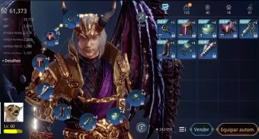 CONTA MIR4 SERVER NA21 NIVEL 60 61k POWER
