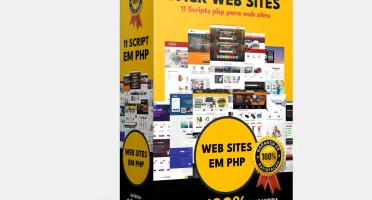 Pack Script websites em PHP 7.4 - Todos funcionando