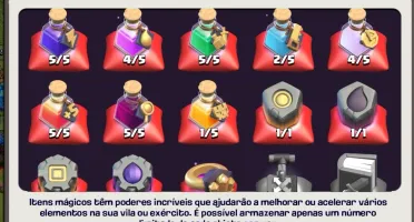 Clash of clans cv11 + bolos históricos de aniversário/evento