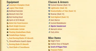 ACC AQW LVL 100 / 9 ANOS / ULTRA RARES / 1300AC / VHL
