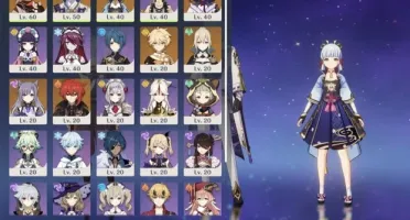 Ar33. Ayaka + corta, Kazuha, Ayato, Raiden e Mais