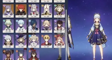 Ar33. Ayaka + corta, Kazuha, Ayato, Raiden e Mais