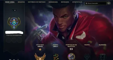 Conta Ouro 4 - Smurf LOL (league of legends)