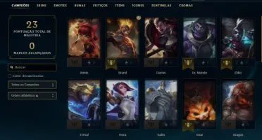 Conta Ouro 4 - Smurf LOL (league of legends)
