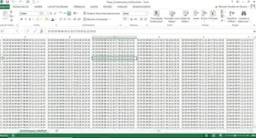 Todas Combinações da Lotofácil Em Planilha Excel