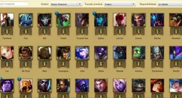Conta GOLD V 121 CHAMPS 90SKINS