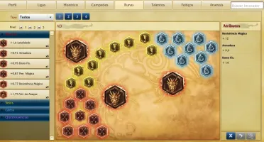Conta GOLD V 121 CHAMPS 90SKINS