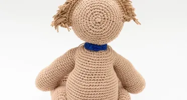 Cachorro Golden Retriever em Amigurumi