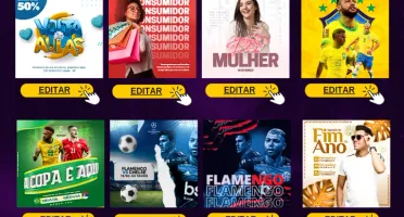 Mega Pack Designer Gráfico +12.000 Arquivos CANVA Editáveis