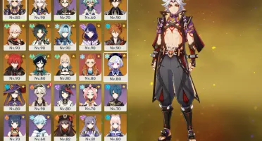 Conta AR 58 - 16 Personagem 5* - 6 Armas 5*