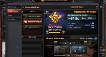 Conta major 2 crossfire 6 vips
